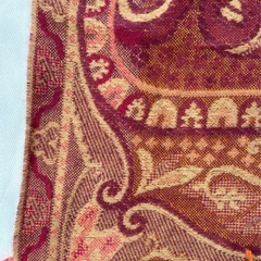 【美品】ストール　ペイズリー柄　大判の画像
