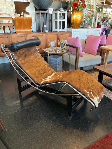 ル・コルビジェ シェーズロング チェア LC4 ハラコ リプロダクト 美品