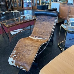 ル・コルビジェ　シェーズロング　チェア　LC4  ハラコ　リプロダクト　美品の画像