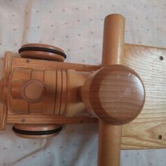 KOIDE 汽車ポッポ　木製機関車型　乗用　手押しおもちゃの画像