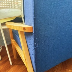 布ソファの画像