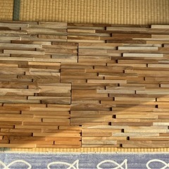 値下げしました新品ウッドパネル6枚セットの画像