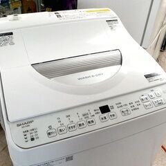 6.5kg 洗濯機 2023年製 ES-TX6G-S SHARP 乾燥機能付き ☆ 札幌市北区屯田   の画像