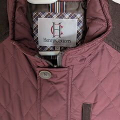 ヘンリーコットンズ　紳士　中綿キルティングベスト　Мサイズ　の画像