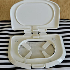 ディズニー ミッキーマウス デザイン ポーチ ストライプ柄 モノトーン THINK INSPIRE CREATE  の画像