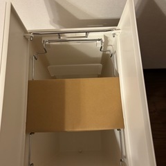 未使用！
ケユカ KEYUCA両開きダストボックス LL（42L）ゴミ箱 [両開き ペダル式 キャスター付きの画像