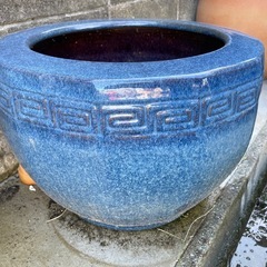 ⑥　火鉢　鉢カバー　鉢　植木鉢　陶器　古民家　
の画像