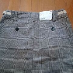 新品　チェックマイクロミニスカートの画像