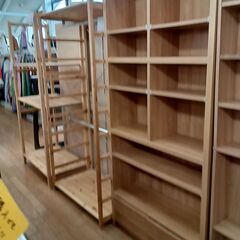 ★リユースのサカイつくば店★TK7086 ニトリ 本棚 ナチュラル H190×D29×W90 クリーニング済みの画像