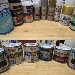 塗料　約50ヶ　未開封新品から約半分使用済までいろいろの画像