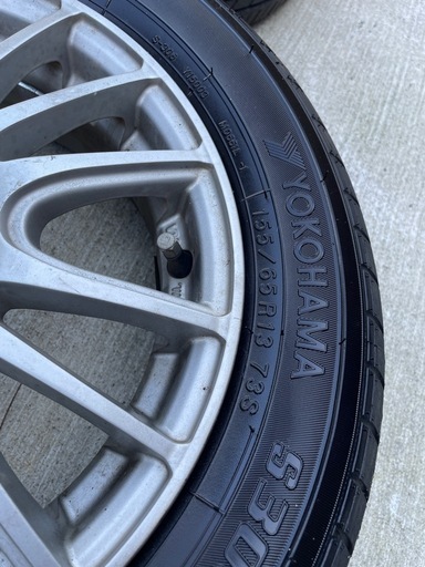 G.MACH YOKOHAMA 155/65R13 タイヤ・ホイールセット 13