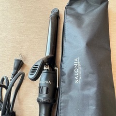 SALONIA カールヘアアイロン SL-008AB 25mm ブラックの画像