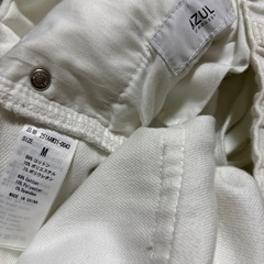 AZULメンズデニムホワイトダメージの画像