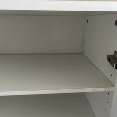 ⁑⁑ 本日限定1500円 ⁑⁑　ニトリ 食器棚 キッチンボード キャビネット フォルムN SK9060 WHWHの画像