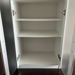 ⁑⁑ 本日限定1500円 ⁑⁑　ニトリ 食器棚 キッチンボード キャビネット フォルムN SK9060 WHWHの画像