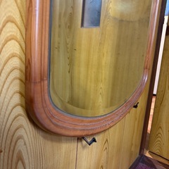 姿見/全身ミラー木製フレームの画像