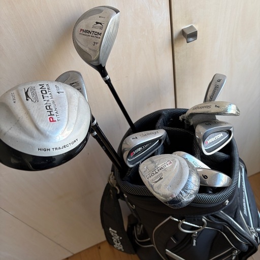 Slazenger スラセンジャー  PHANTOM ファントム  ゴルフクラブセット　 キャディバッグ付き　 フレックスR