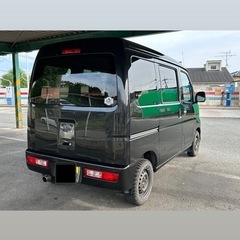 ダイハツ ハイゼットカーゴ 660 クルーズターボ ハイルーフ （ブラックマイカ）ディスプレイオーディオ（Apple CarPlay対応）前後ドラレコ（KENWOOD）LEDヘッドライト　全席パワーウインドウ リモコンキー 電動格納ミラー 後席ヘッドレスト プライバシーガラスの画像