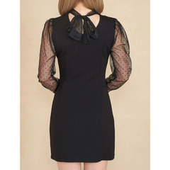 ★100円セール★	Darichダーリッチシアードットワンピース ★透け肌が可愛いミニワンピ◎の画像