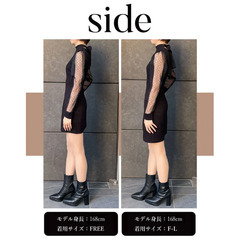 ★100円セール★	Darichダーリッチシアードットワンピース ★透け肌が可愛いミニワンピ◎の画像