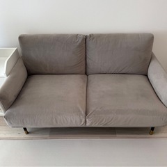 【引取り限定】幅135　LOWYA 2人掛けソファの画像
