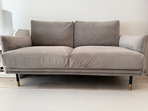 【取りに来て下さる方】LOWYA 2人掛けソファ