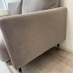 【引取り限定】幅135　LOWYA 2人掛けソファの画像