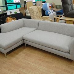 NITORI カウチソファ 幅245×奥160×高65cm ベージュ系 布製 KK8160BE L字ソファ 大型ソファ ニトリ  札幌市 清田区 平岡の画像