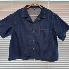 GU ライトデニムオープンシャツの画像