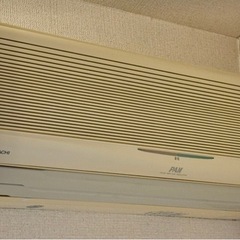 日立エアコンPAM RAS-2210LX室内機＋室外機＋配管の画像