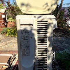 日立エアコンPAM RAS-2210LX室内機＋室外機＋配管の画像