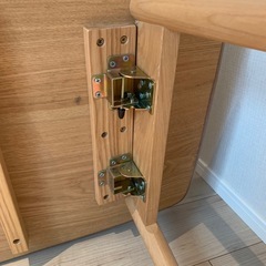 折りたたみテーブル　ローテーブル　木製の画像