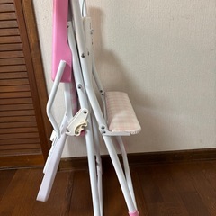 HELLO KITTY ハロー　キティ　 折りたたみ式 ハイチェア　パイプ　ベビーチェアの画像