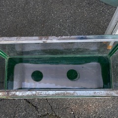 昭和レトロ ガラス製　水槽　の画像