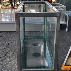 昭和レトロ ガラス製　水槽　の画像