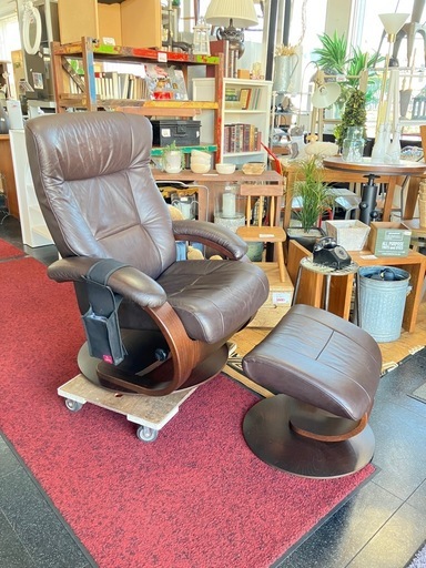 シモンズ フィヨルド・マニアーナC  リクライニングチェア リクライニング チェア オットマン 本革ノルウェー製