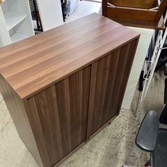 A2510-720 木目調　キャビネット　チェスト　収納　キズ汚れ有りの画像
