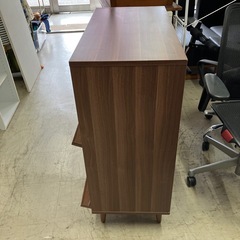 A2510-720 木目調　キャビネット　チェスト　収納　キズ汚れ有りの画像