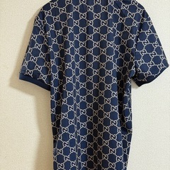 GUCCI GGパターン ネイビーポロシャツの画像