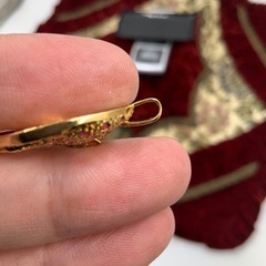 K18 パンサートップ　ペンダント　5.7g ルビーダイヤの画像