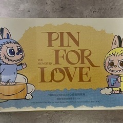 【L】LABUBU PIN FOR LOVE ミニラブブ イニシャル ぬいぐるみの画像