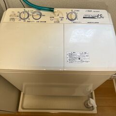 ２層式洗濯機差し上げます。の画像