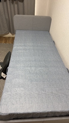 IKEA、セミダブルベッド、マットレス