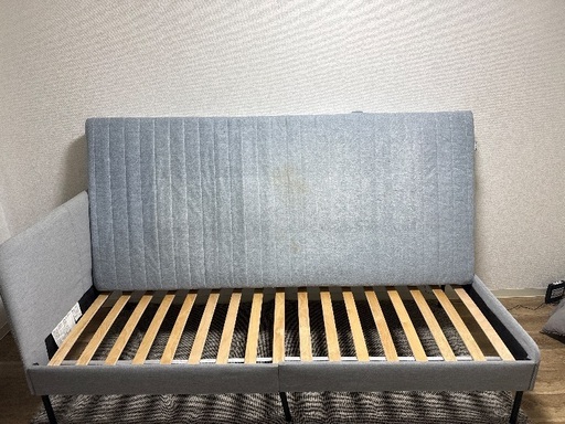IKEA、セミダブルベッド、マットレス