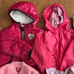 子ども服　女の子　110  まとめ売り　秋冬　アウター　長袖　保育園の画像