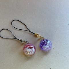 ストラップ　冬景色の画像