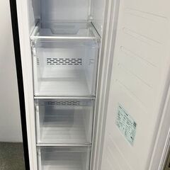 高年式 2025年製 AQUA/アクア 1ドア冷凍庫 ファン式 140L スリムフリーザー 右開き AQF-SFA14R シルバー 中古家電 店頭引取歓迎 uR10188の画像
