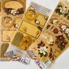 クリスマス　スクラップブックアルバム・シールセットの画像