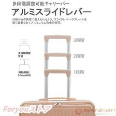 【新品、未使用】キャリーケース　機内持ち込み可能サイズ　フロントオープン 軽量 横型 (色は黒）の画像
