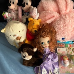 ぬいぐるみなどいろいろの画像